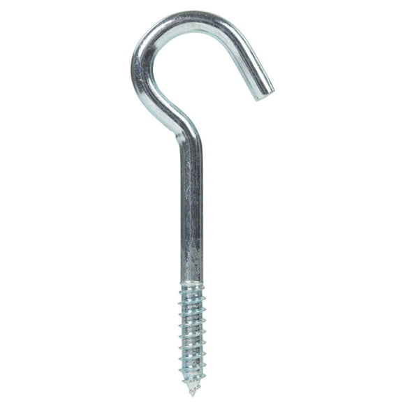Gancho de techo Hampton, 13 cm, rosca de 4 cm, apertura, paquete de 20