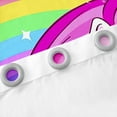 thumbnail image 5 of Unicorn Gifts,Kawaii Curtains Glitter Galaxy Blackout Curtains Cartoon Magical Animal Curtains & Drapes Cute Horse Window Curtains 84"X90",Rainbow Unicorn Room Decor, 5 of 6