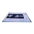 thumbnail image 2 of Ahgly Company Machine Washable Indoor Round Oriental Blue Asian Inspired Area Rugs, 3' Round, 2 of 4