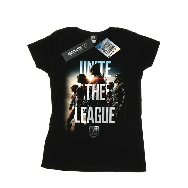 DC Comics T-Shirt en Coton Justice League Movie Unite The League pour Femmes