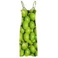 thumbnail image 4 of Lime Sleeveless Dress dress woman 2025 trendy Party dresses, 4 of 5