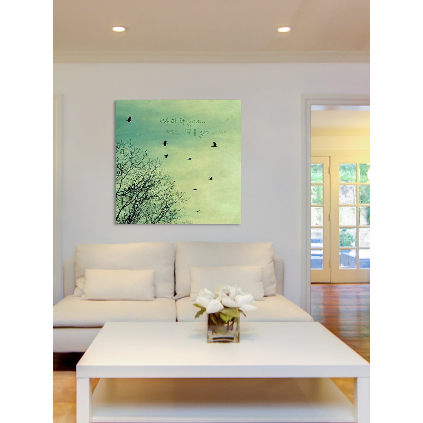 Marmont Hill "What If You Fly" by Robert Dickinson Painting Print on Canvas