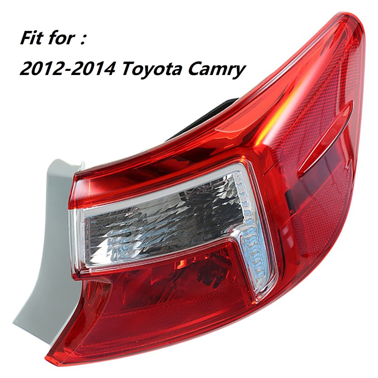 Rear Tail Light Lamp Housing Assembly Fit for 2012 2013 2014 Toyota Camry, Rear Right (Passenger Side)