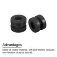 thumbnail image 4 of Unique Bargains 12Pack RC Anti Vibration Rubber Balls for F4 F7 Flight Controller M3x4.6mm Black, 4 of 6