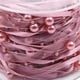 thumbnail image 3 of Cinta de encaje transparente con cuentas de perlas de 10 metros para decoración de bodas DIY, color rosa Rosado, 3 of 6