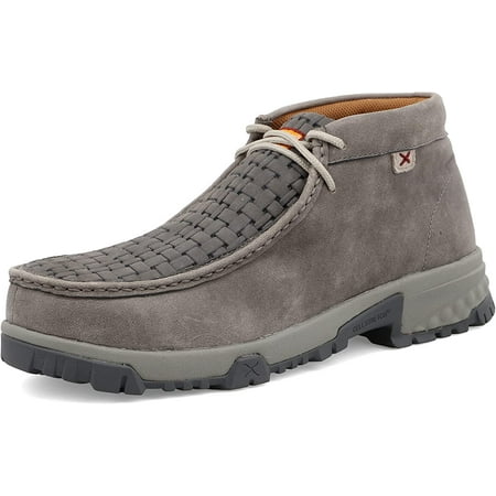

Twisted X Men s Work Chukka Driving Moc Grey & Grey 12 W