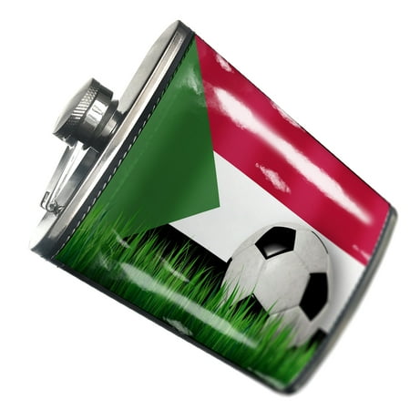 

NEONBLOND Flask Soccer Team Flag Sudan