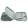 thumbnail image 4 of JShteea Almacenamiento Herramientas Costura Tejido Hecho A Mano Bolsas Ganchillo DIY Florales (verde), 4 of 9