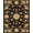 Black, Pattern 4, variant on ODIKA 4'x6' Dark Brown Vintage Academia Gothic Washable Area Rug Faded Bloom Motif Rustic Border Southwest Frame Layout Non-Slip, Chair-Friendly, Flatwoven for Home Office, Under Desk