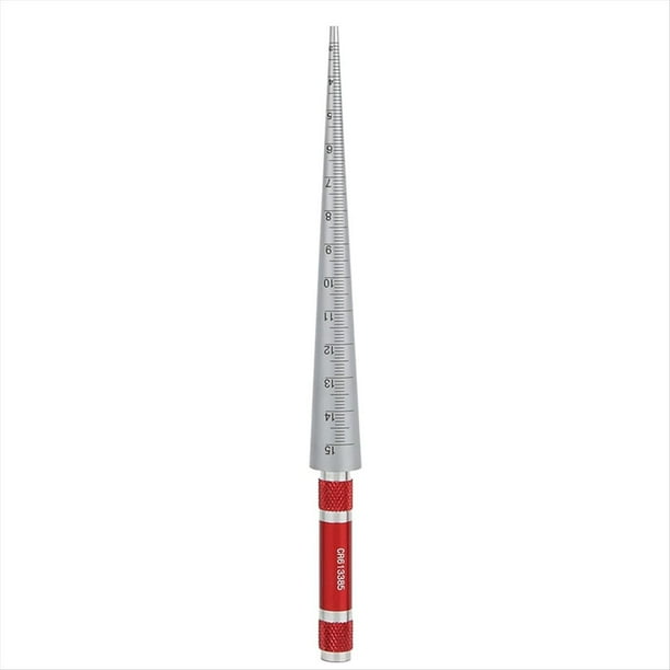 Agujero Cónico Calibre, Agujero Cónico Regla Calibrador Calibre Soldadura Calibre Cónico Herramienta de Medición de Alta Precisión 3-15mm