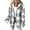 Gray, variant on Jackets for Women Plaid Hooded Long Sleeve Casual Shacket Lightweight Fleece Lined Coat Green-XL