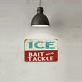 thumbnail image 4 of Vintage Metal Sign Ice Bait Tackle Fishing Decor - Universal Holiday Rustic Frameless Metal Sign for Marina, Shop, Lake House, Cottage, Cabin - Outdoor Fishing Lover Gift, 12x16 inch, 4 of 6