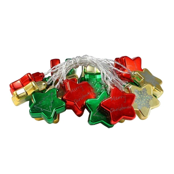 Guirnalda de luces navideñas, manualidades, colgantes, luces LED navideñas para exteriores. estrella de 6m