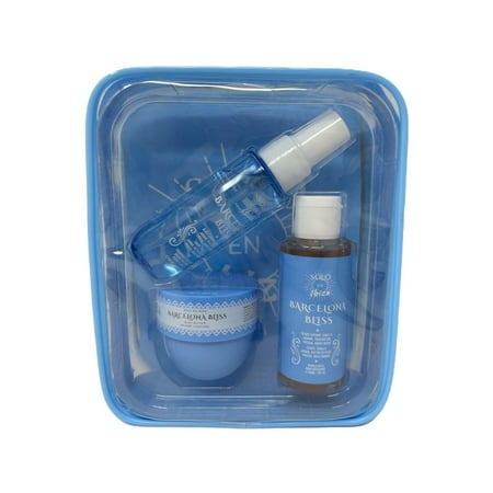 Solo En Ibiza Barcelona Bliss 3-Piece Gift Set Bubble Bath, Body Butter and Mist