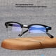thumbnail image 4 of Kit De Gafas Retro, Gafas Multiusos De Medio Marco, 3 Piezas Para Hombres Y Mujeres Para La Vida Laboral Diaria, 4 of 7