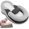 thumbnail image 1 of Almohada nido para bebé Gotvspt, soporte para lactantes con cuña antirreflujo, 1 of 8