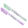 thumbnail image 4 of 8 Piece Curve Pen Set Dual Tip Linear Color Pens for Diary Paper Companion Gel Pens 8 Colors Shape, 4 of 5