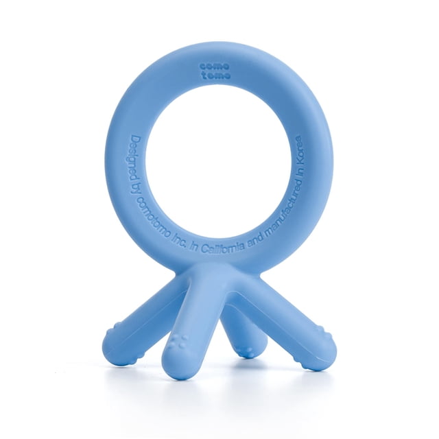 Mordedor para bebés Comotomo Silicone Blue
