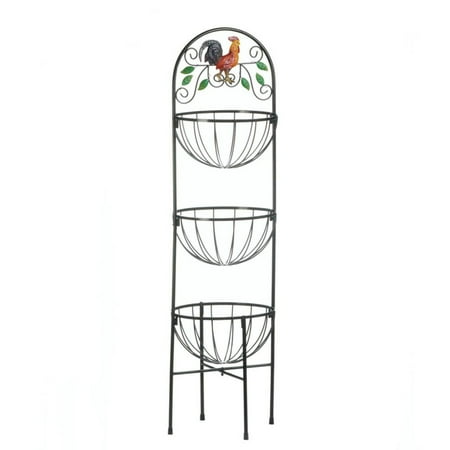 

ROOSTER 3-TIER KITCHEN BASKET