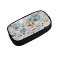 thumbnail image 2 of Goofa The World Map with Cartoon Animals Pattern Big Capacity Pencil Pen Case Office College Large Storage High Capacity Bag Pouch Holder Box Organizer, 2 of 9