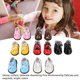 thumbnail image 4 of Zapatos de Cuero de Muñeca Pu, Superficie Brillante de la Prueba de Descanso 5.6x3.3cm Colores Brillantes Bola de Muñecas Con Muñecas para Mañecas de 20 cm, 4 of 7