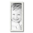 thumbnail image 2 of ArtToFrames 7" x 17" White Stain Picture Frame, 7x17 inch White Wood Poster Frame (WOM-4110),  Pack, 2 of 8