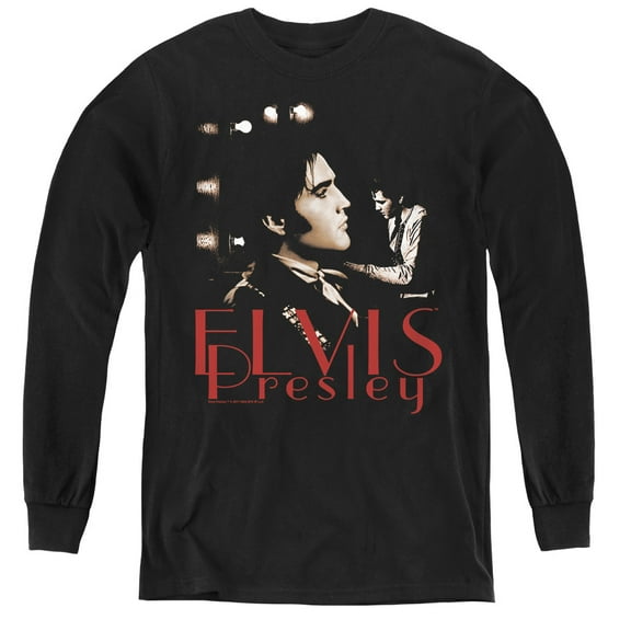 Elvis Presley Memories Youth Long Sleeve T-Shirt Black