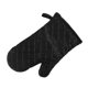 thumbnail image 4 of 2 pares de guantes negros de silicona para horno resistentes al calor guantes antideslizantes para cocinar, hornear, microondas, barbacoa JM, 4 of 5