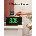 thumbnail image 3 of Teetheory Bedroom Projector Alarm Clock, 180° Rotating Projector Arm, 3.4-inch Display, Adjustable Brightness, Suitable for Home and Office Use, 3 of 6