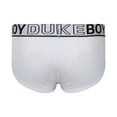 thumbnail image 6 of khonts,Men's Letter Printed Briefs Breathable Underwear Comfortable Soft Pouch Underpants White XL, 6 of 6