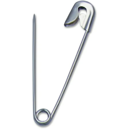 Safety Pin Charm Holder - CLI, LEO83200, Safety Pins, 144 / Pack, Silver