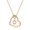Gold, variant on TINGN 14K Gold Plated CZ Initial Pendant Necklaces for Women Dainty Heart Letter A-Z Jewelry Birthday Gifts for Women