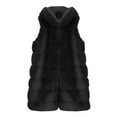 thumbnail image 4 of ICHUANYI Womens Faux Fur Gilet Winter Vest Fashion Sleeveless Waistcoat Warmer Jacket Coat Outwear 2023 Flash Deals, 4 of 8