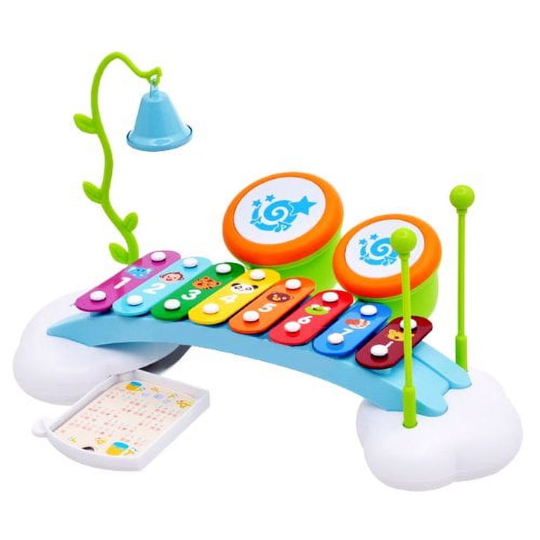Bisontec Rainbow Xylophone Piano Bridge - Musical Toy Kids