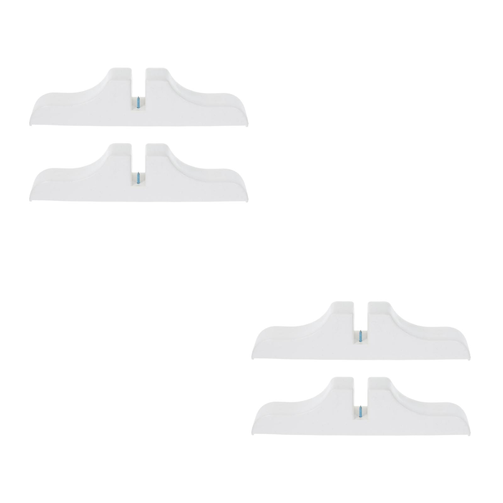 Hemoton 4-Pack Thickened Divider Stand Bases with Wear-Resistant Feet, Privacy Screen Holders for Home Room Dividers and Household Use