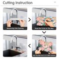 thumbnail image 5 of Yayeee Faucet Mat for Kitchen Sink 30" Diatomite Long Splash Guard Pad, Art City, 5 of 7