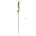 thumbnail image 3 of Mainstays Bamboo Lawn & Garden Torch - 57 Inch | Made From Real Bamboo | Fiberglass Wick | Outdoor Use Only, 3 of 9
