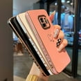 thumbnail image 4 of Compatible for Samsung Galaxy S9,Cute Plating Love Hearts Pattern Case with Camera Lens Protection,Soft TPU Bumper Electroplated Case for Girls Women,Black, 4 of 5