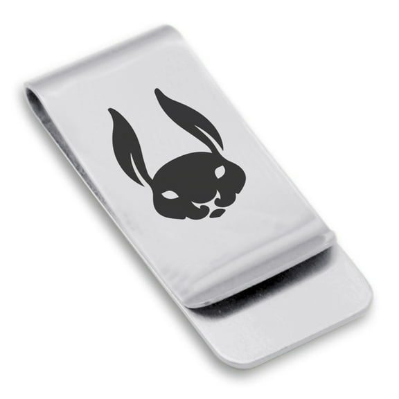 Stainless Steel Year of the Rabbit Zodiac Classic Slim Money Clip Credit Card Holder