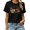 Black3, variant on Tiger Lover Easy Tiger Vintage Art Graphic Tees Womans Tshirt Black White S-5XL Tops