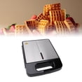 thumbnail image 1 of Waffle Maker, Breakfast  Maker with Heart Shape Design Uniform Heating 30x26x34cm, Nonstick Just Add Batter, 1 of 7