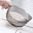 thumbnail image 2 of Fruit Cleaning Strainer, Kitchen Sink Food Collector, Large Capacity Bowl, Stainless Steel Material, for Fresh Produce, Dishwasher Safe, Vegetable Rinser, Drainer, Modern Kitchen Design, Ihhxbz, 2 of 7