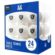 Las Vegas Raiders 24-Count Logo Table Tennis Balls