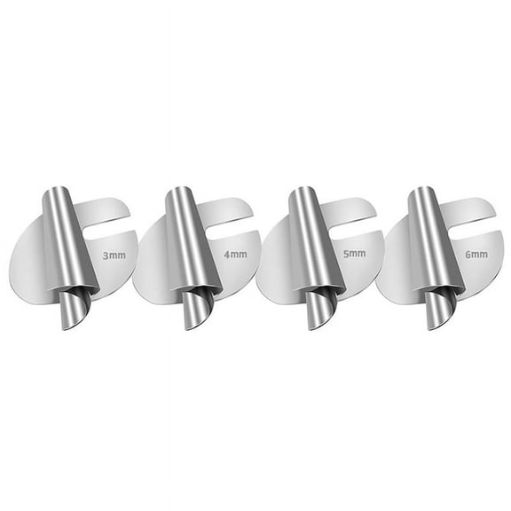 5PCS Magnetic Seam Guide and Sewing Rolled Hem Presser Foot Set, Machine Hemmer 3/4/5/6mm