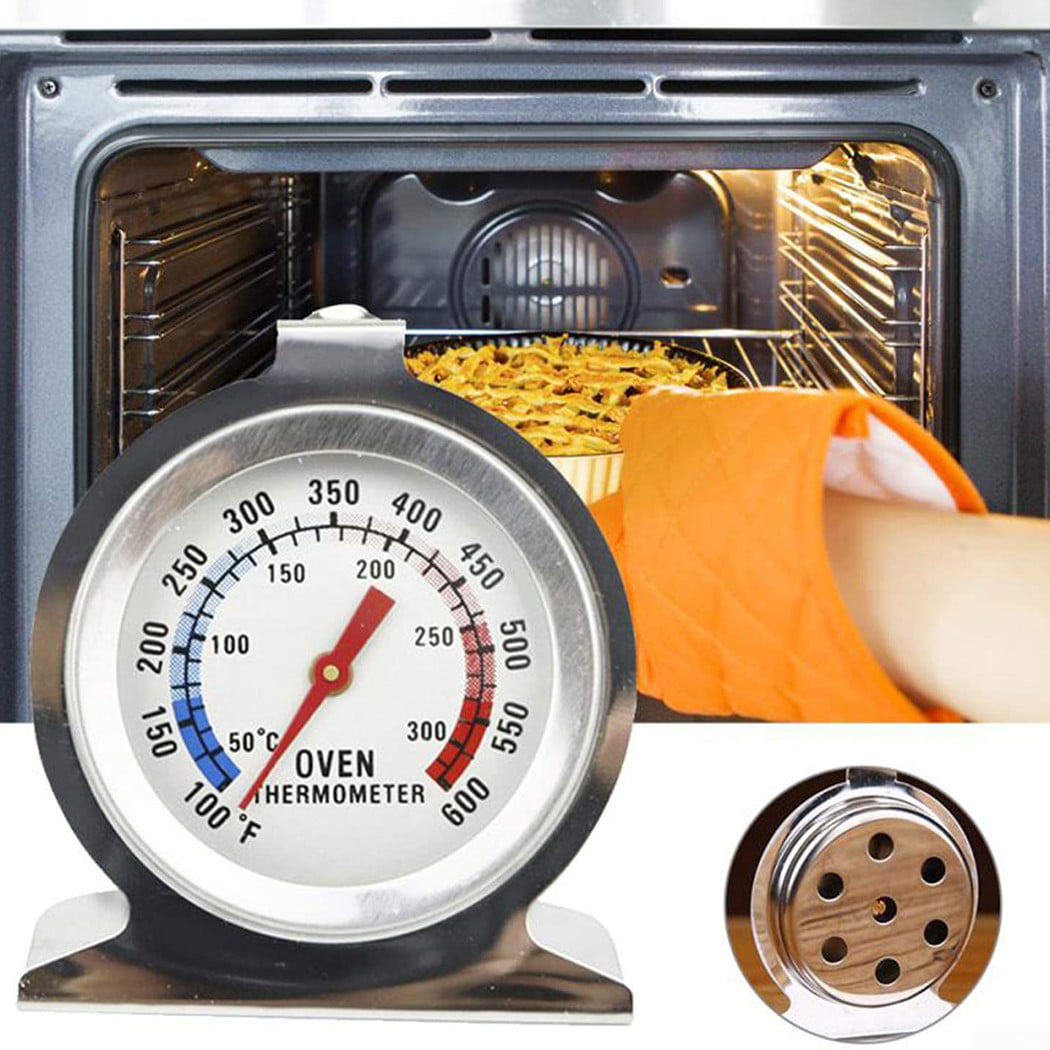 Oven Thermometer Steel Classic Stand Up Food Meat Temperature L7C4 