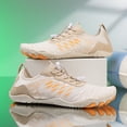 thumbnail image 3 of ChiVerve Hiking Barefoot Shoes for Women Men Breathable & Non-Slip Athletic Footwear Wide Toe Water Shoes, Designed for Walking & Running & Swimming | Orange, 3 Men, 3 of 9