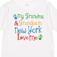 thumbnail image 4 of Inktastic New York Grandma Loves Me Boys or Girls Long Sleeve Toddler T-Shirt, 4 of 5