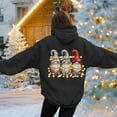 thumbnail image 7 of UngA Christmas Hoodie for Women Oversized Fleece Long Sleeve Comfy Hoodies for Women Casual Basic Pullover Sweatshirts 2025 Fall Outfits Y2K Clothes Womens Christmas Sweatshirt (Black,XXXL), 7 of 7