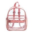 thumbnail image 2 of Mochilas Transparentes PVC Mochila Impermeable Con Asa Superior (rosa), 2 of 9