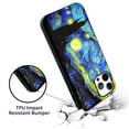 thumbnail image 6 of CoverON Art Design For Apple iPhone 13 Pro Max Phone Case, Flexible Soft Rubber Slim TPU Cover, Van Gogh Starry Night, 6 of 8